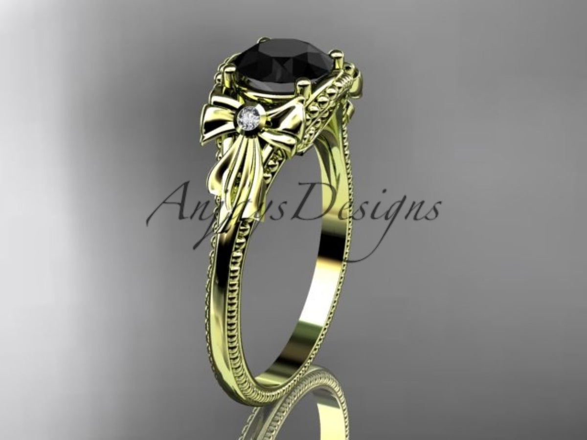 Decorative flower-inspired setting on the ADLR376 ring