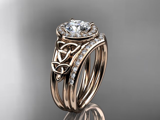 1. AnjaysDesigns Celtic engagement set