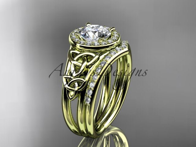 Original Celtic bridal set design