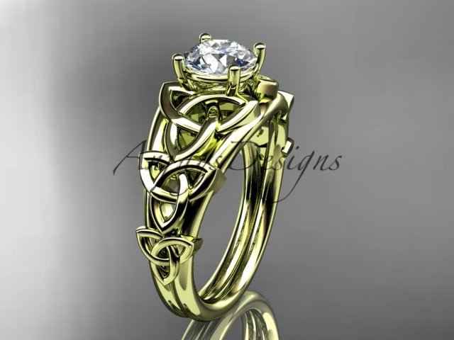 Celtic Knot Engagement Ring – 1 Carat Lab Grown Diamond