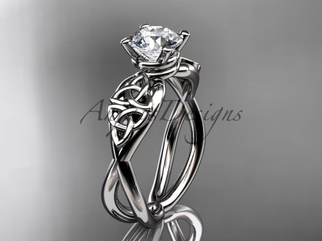Celtic Trinity Knot Engagement Ring – 1 Carat Lab Grown Diamond