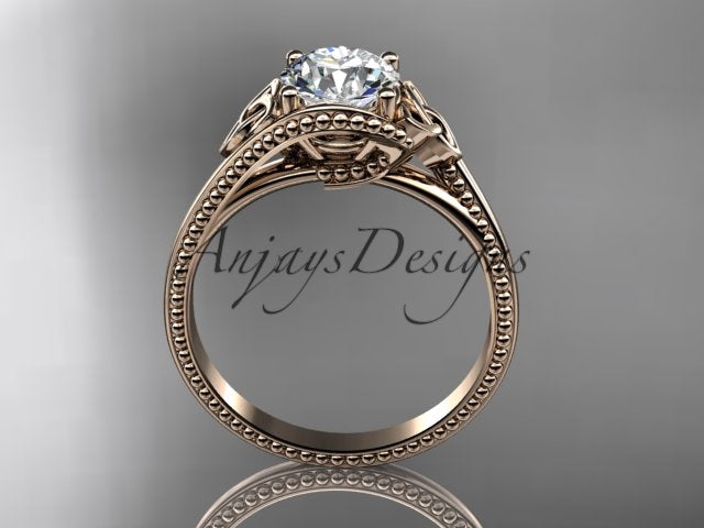Celtic Dimond Ring Engagement Ring Irish Knot 1 Carat Lab Grown Diamond IGI Certified
