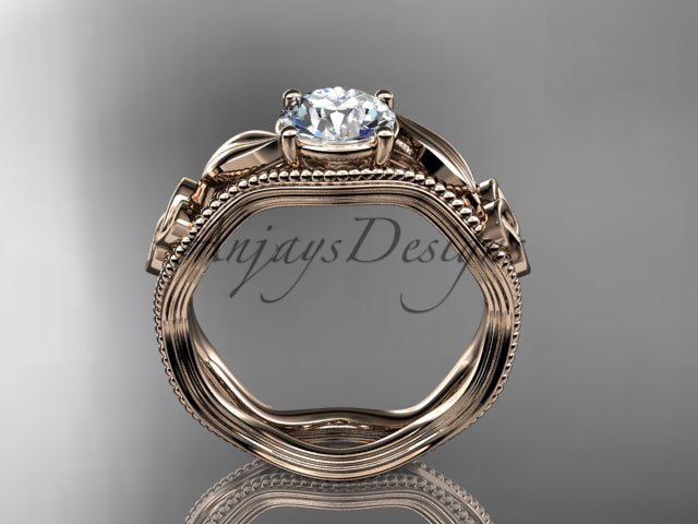 Celtic Engagement Ring Diamond Trinity Knot Ring 1 Carat Lab Grown Engagement Ring
