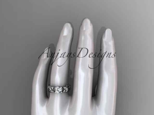 Unique Diamond Flower Engagement Ring Floral Wedding Ring Nature Inspired 1 Carat Lab Grown Diamond