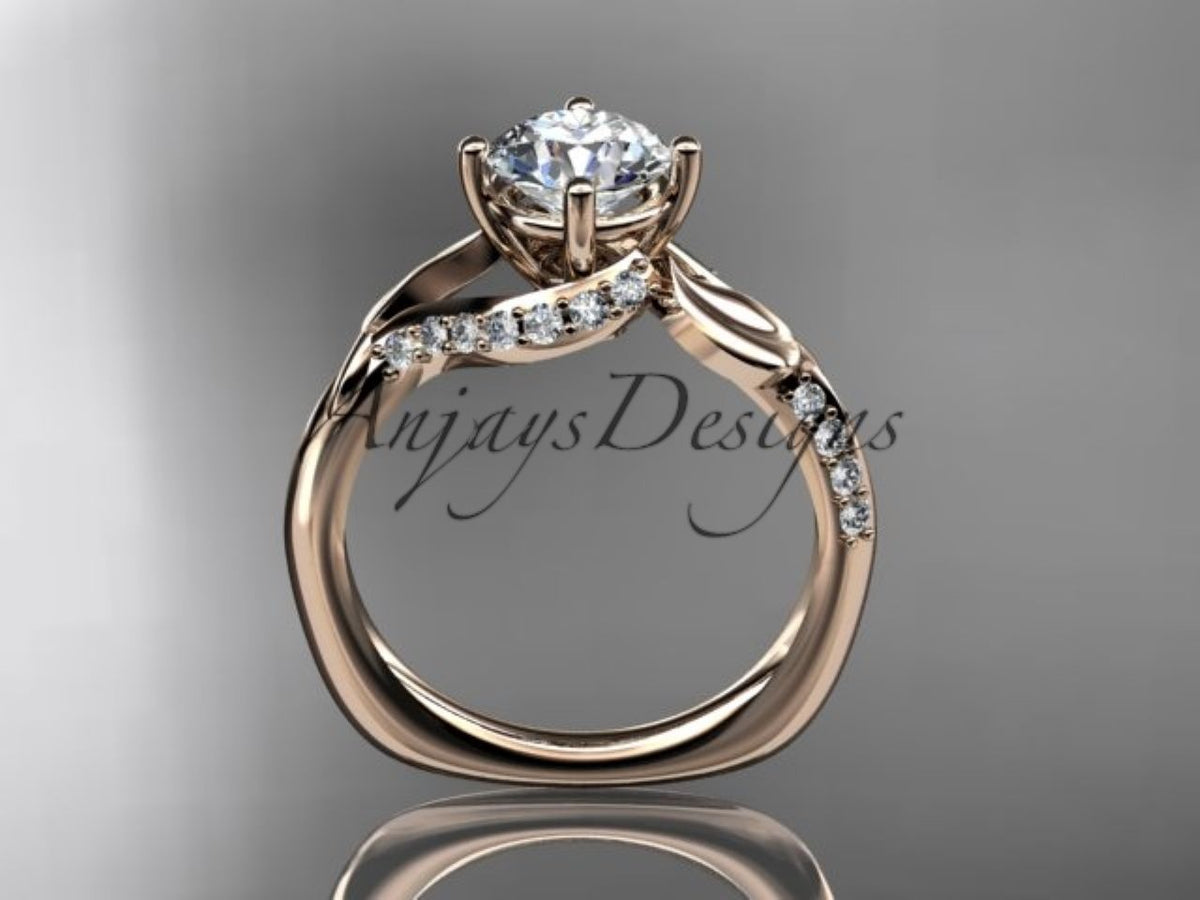 Dimensional proportion view showing slender white gold band width on hand