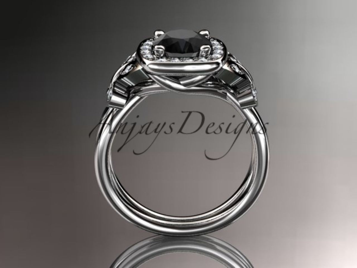 Sculpted butterfly details on the ADLR330 ring