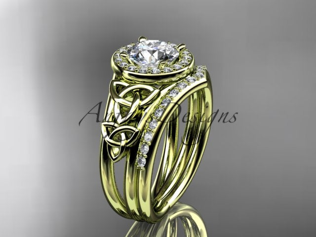 Original Celtic bridal set design