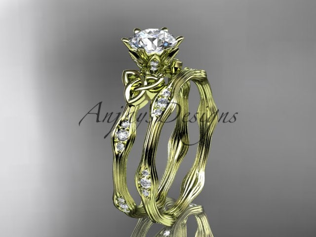 1. Original Celtic Trinity Knot bridal set by AnjaysDesigns