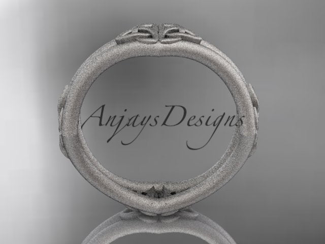 14K Rose Gold Interwoven Celtic Knot Ring - AnjaysDesigns
