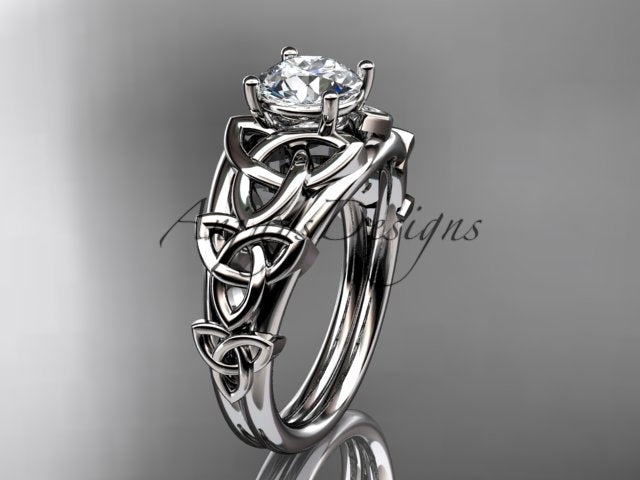 1 carat lab grown diamond Celtic ring
