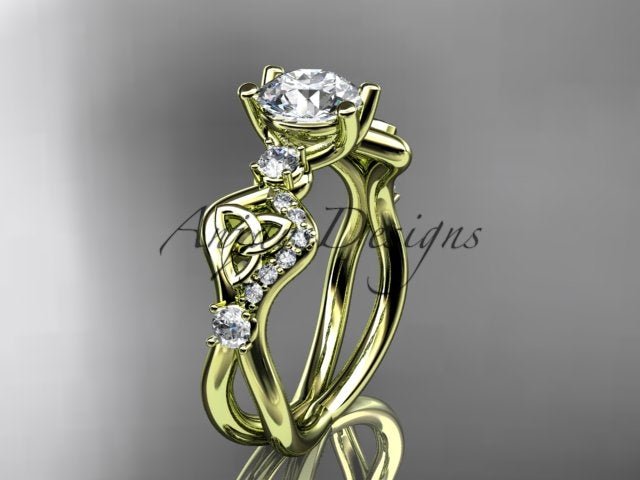 Celtic Knot 1 Carat Lab Grown Diamond Engagement Ring