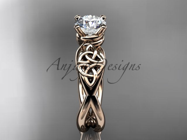 Celtic Trinity Knot Engagement Ring – 1 Carat Lab Grown Diamond